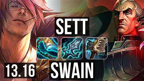 Sett Vs Swain Top Solo Kills Games M Mastery Kr