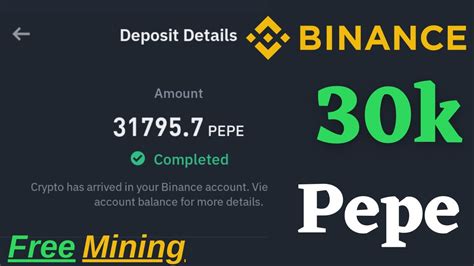 How To Withdraw K Pepe Coins To Your Binance Instantly Pepe