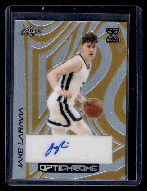 2023 Leaf Optichrome Auto Gold Prism Jake Laravia XRC 1 1 EBay