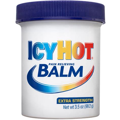 Icy Hot Extra Strength Arthritis Muscle Pain Strain Relieving Balm