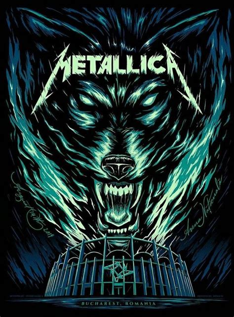 Pin By Jarrod Lancing On Music Metallica Art Rock Band Posters