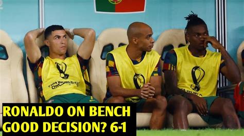 Cristiano Ronaldo On Bench All Reactions Portugal Vs Switzerland 6 1