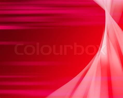 Abstract red background with wavy lines | Stock image | Colourbox