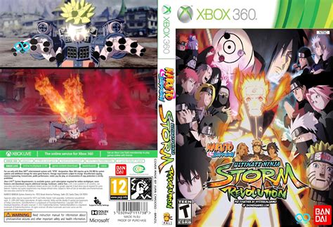 Viewing Full Size Naruto Shippuden Ultimate Ninja Storm Revol Box Cover