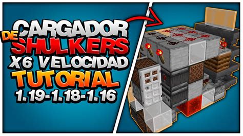 Shulker Loader Cargador De Shulkers X6 VELOCIDAD Tutorial Minecraft