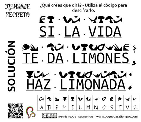 Pasatiempos Infantiles Descifrar Mensajes Ocultos Para Niños Peque