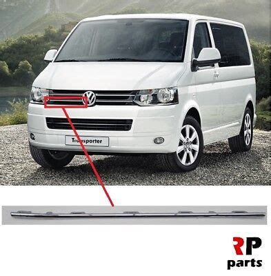 Für VW Transporter T5 09 15 Vorne Stoßstange Mitte Grill Unten Chrom