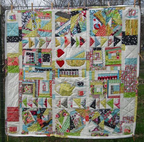 Crazy Quilt Kitchen Wall Hanging Finished May 2014 Random Crazy Quilting With Scraps Paper