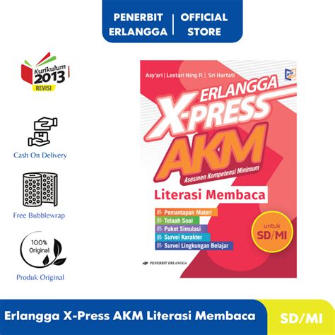 Jual Erlangga X Press Akm Sd Mi Literasi Shopee Indonesia