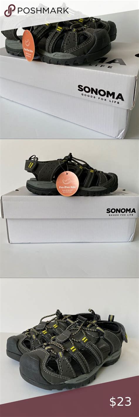 Sonoma Good For Life Teleport Boys Sandals Size 1 Boys Sandals