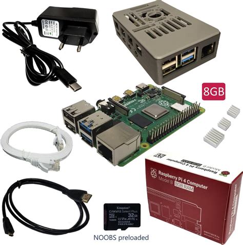 Raspberry Pi B Starter Kit Gb Gb Sd Kaart Bol