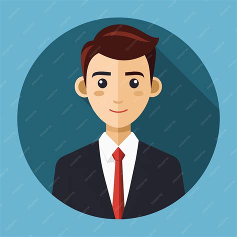 Premium Vector Manager Vector Flat Style Illustration