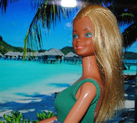 Sun Loving Malibu Barbie With Tan Lines Twist And Turn Etsy Malibu Barbie Vintage Swimsuit