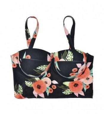 High Waisted Bathing Suit Two Piece Swimsuit For Women Bikini Set Vintage Swimwear Floral