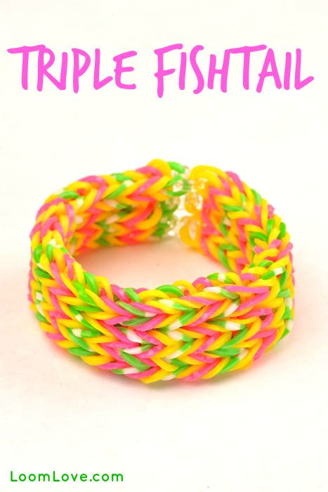 How To Make A Fishtail Rainbow Loom Atelier Yuwa Ciao Jp