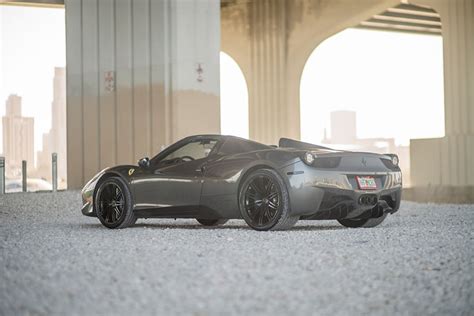 Ferrari 458 Spider Black - Premier Auto Los Angeles