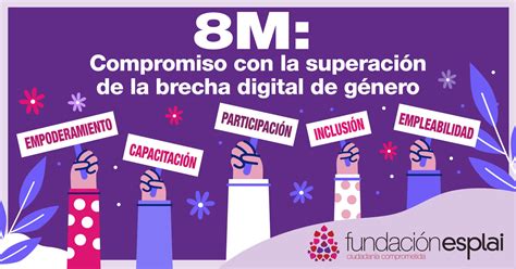 8m Compromiso Con La Superación De La Brecha Digital De Género