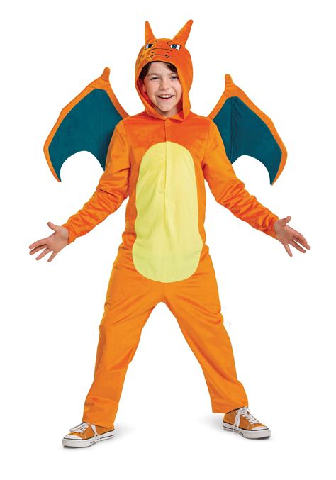 Deluxe Pokemon Charizard Halloween Costume For Kids Pokemon Costumes