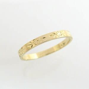 Wedding Band Women 18K Wedding Ring Floral Wedding Ring - Etsy