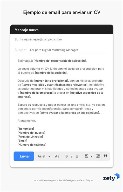 Introduzir Imagem Modelo De Email Para Enviar Curriculum Br