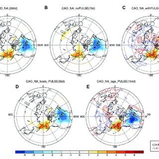 Composite Mean Maps Of Surface Air Temperature SAT Anomalies During