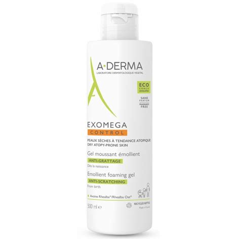 A Derma Exomega Control Gel Limpiador Emoliente Ml Pieles At Picas