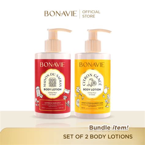 Promo Bonavie Body Lotion Package Maison Du Safran Citron Glace