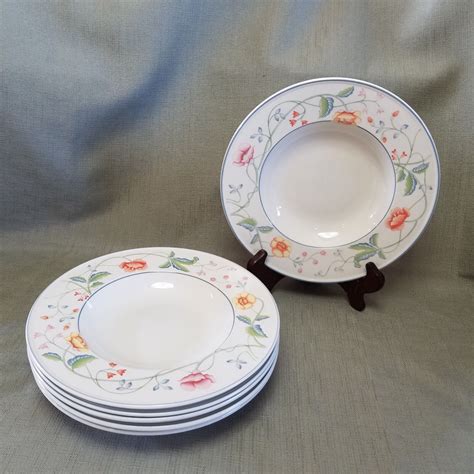 6 Villeroy And Boch ALBERTINA 9 1 4 Rimmed Soup Salad Bowls Set Of 6