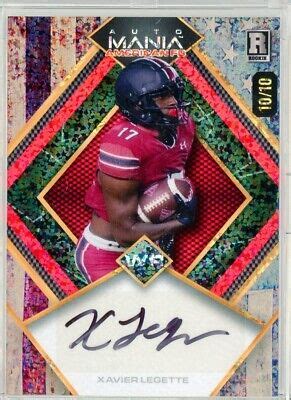 Wild Card Auto Mania American Xavier Legette Autograph Rc Rookie