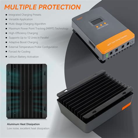 Powmr A Mppt Solar Charger Controller Max Pv Input Vdc V V