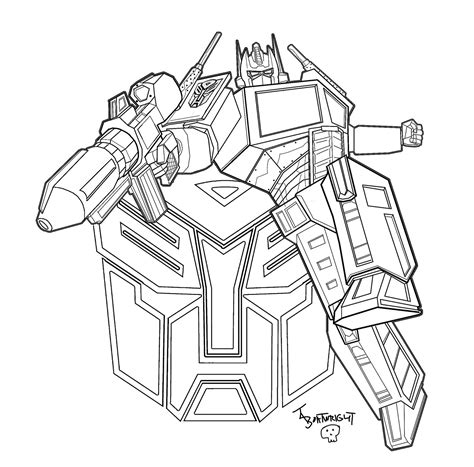 Optimus Prime Transformers Coloring Pages Disney Coloring Pages