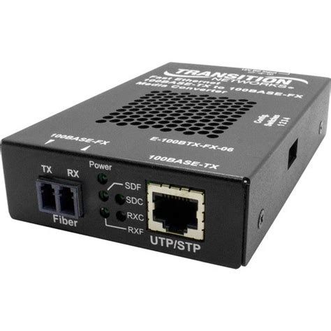 Transition Networks Stand Alone Fast Ethernet Media Converter Base