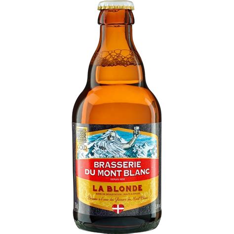 Blond Beer 58 ° 33 Cl Brasserie Du Mont Blanc