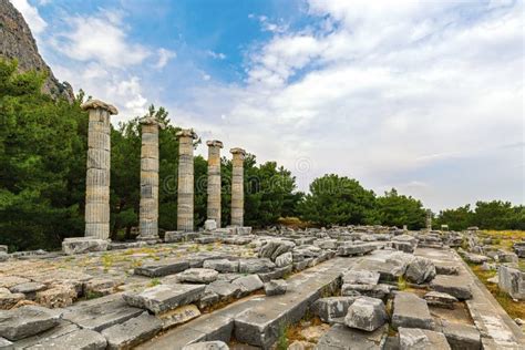 Priene An Ancient Greek City Is Situated Near The Town Of Soke Aydin