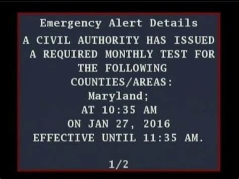 Emergency Alert System Required Monthly Test Youtube