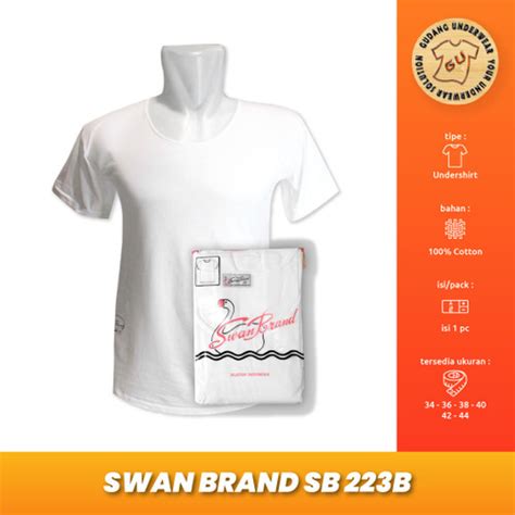 Jual Kaos Oblong Swan Brand Rider Original R Putih Isi Harga Promo