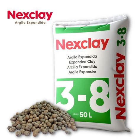 Argila Expandida Nexclay Litros Isolamento T Rmico Ac Stico