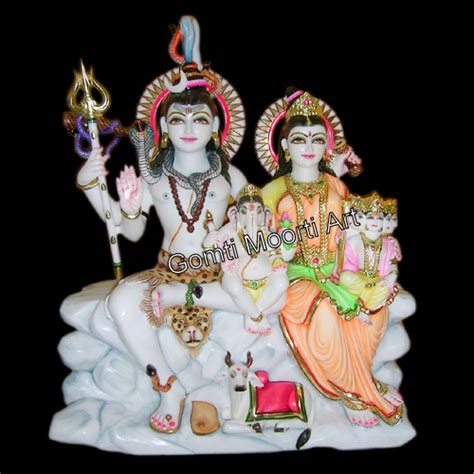 Shiv Pariwar at best price in Jaipur by Gomti Moorti Art & Handicraft | ID: 9599743473