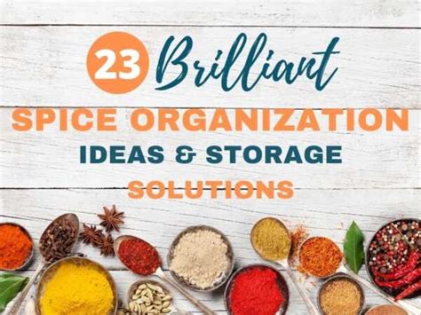 23 Spice Organization Ideas and Storage Solutions - Money Minded Mom