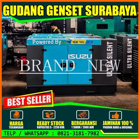 Jual HARGA GENSET ISUZU 50 KVA SUPER SILENT JUAL GENSET