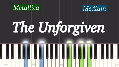 Metallica The Unforgiven Piano Tutorial Medium Youtube