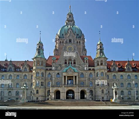 portal neues rathaus - hannover Stock Photo - Alamy