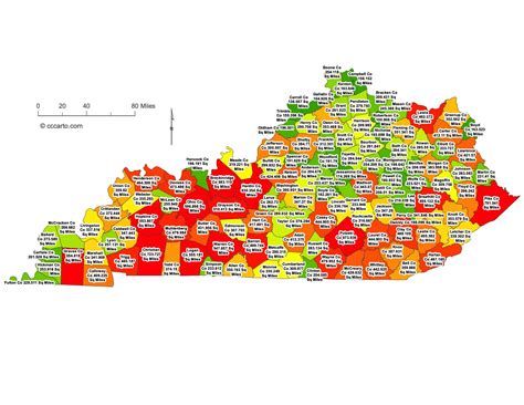 Kentucky State Maps Counties Cities Federal Lands And Ecoregions