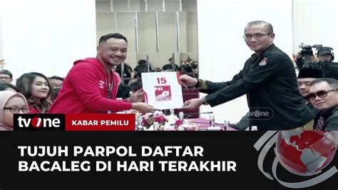 Sejumlah Parpol Daftarkan Bacaleg Di Hari Terakhir Pendaftaran Ke Kpu