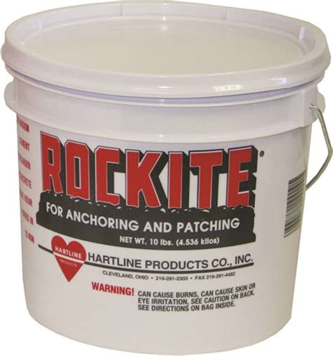 Rockite 10010 Expansion Cement Powder White 1 Hr Curing 10 Lb Pail