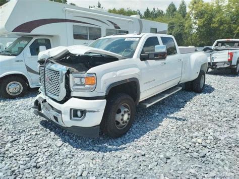 2016 Gmc Sierra K3500 Denali Photos Ga Cartersville Repairable Salvage Car Auction On Thu