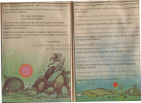 Libros De Primaria De Los S C Mo Consigui La Ballena Su Garganta