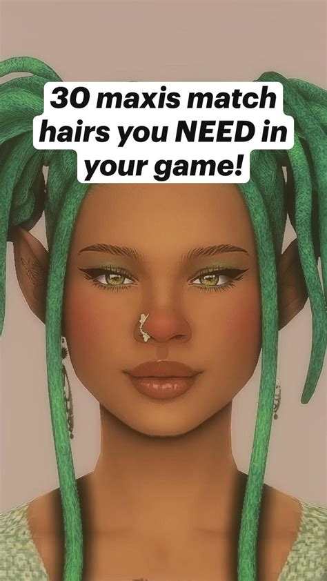 30 Maxis Match Hairs For Your Sims 4 Game