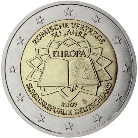 Germany Euro Treaty Of Rome Unc Bimetallic Numismatica Bilbao