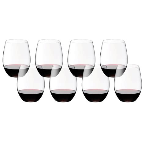 Riedel “o” Stemless Red Wine Glass Cabernet Merlot Buy 8 Pay 6 Glasses Set Of 8 Winelover